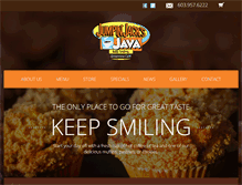 Tablet Screenshot of jumpinjacksjava.com